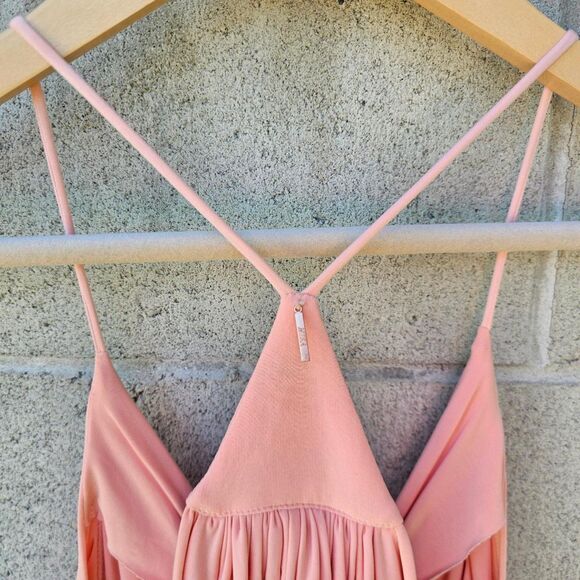 MISA Los Angeles Peach Dress | Strappy Racerback Event-Ready Style Size S NWT - Picture 4 of 7
